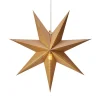 Papieren ster Kiara, bruin, E14, hoogte 45 cm