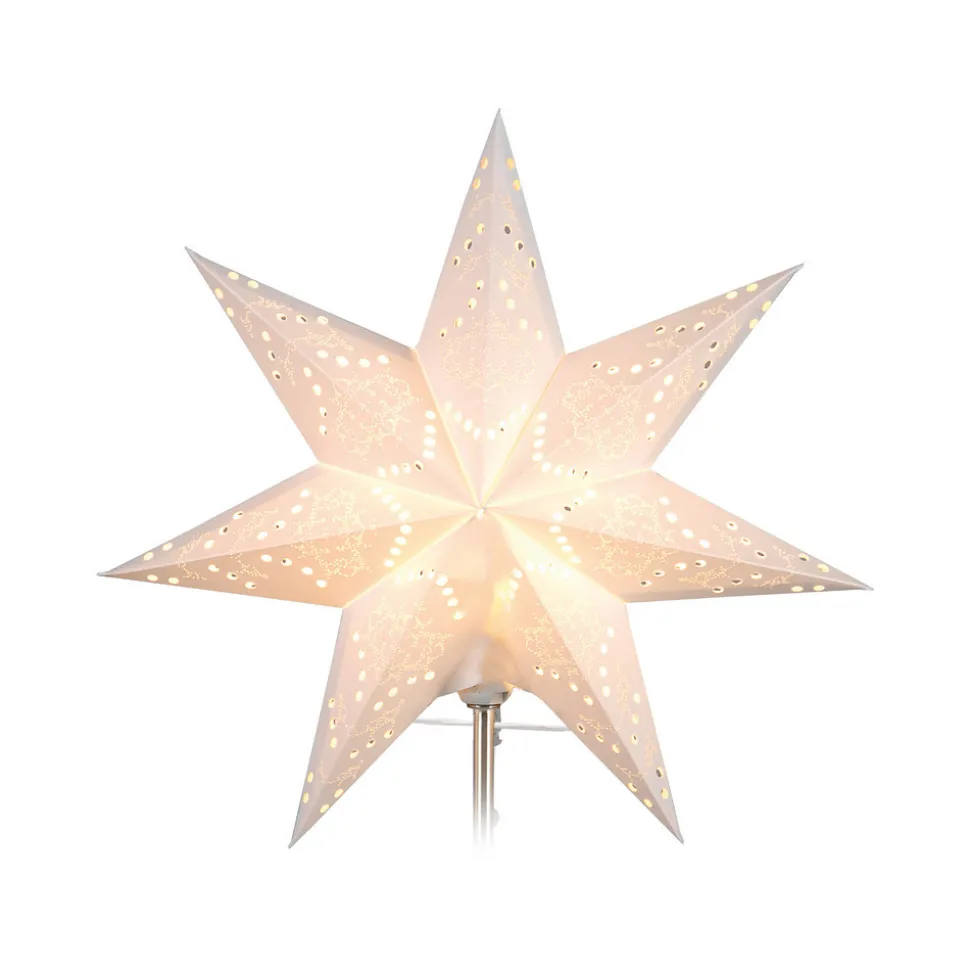 Papieren vervangster Sensy Star wit Ø 34 cm