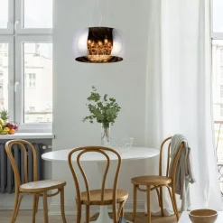 Parel hanglamp van glas, Ø 40 cm