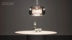 Parel hanglamp van glas, Ø 40 cm