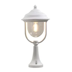 Parma sokkellamp, wit