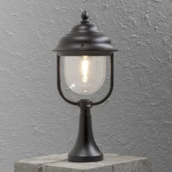 Parma sokkellamp, zwart