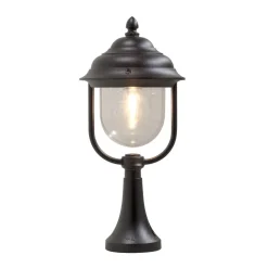 Parma sokkellamp, zwart