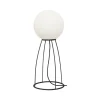 Patio lamp Mallorca 70 cm zwart/wit kunststof/metaal
