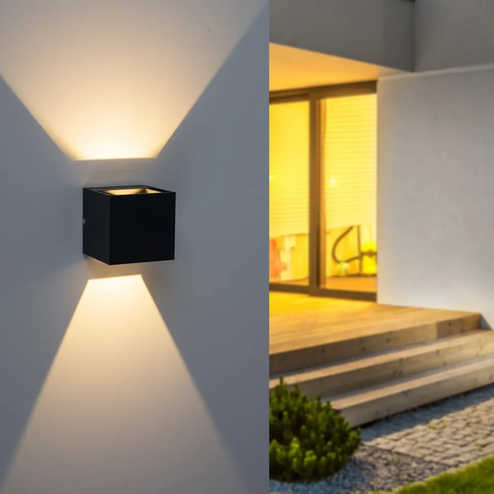 Paul Neuhaus Block LED buitenwandlamp up/down