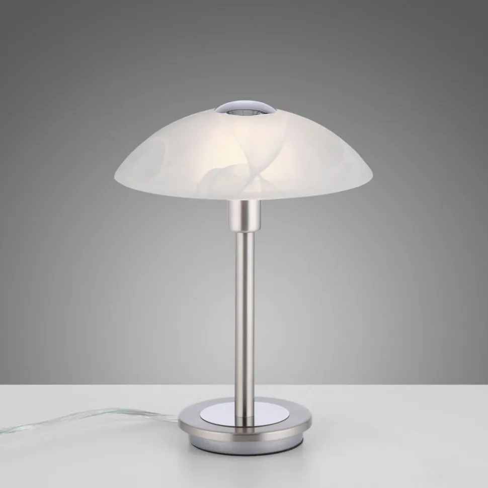 Paul Neuhaus Enova tafellamp, staalkleurig