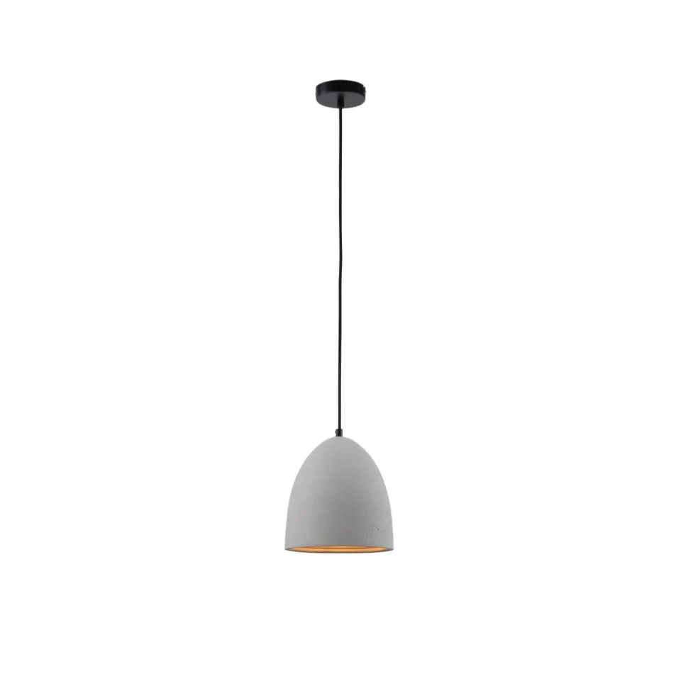 Paul Neuhaus Eton hanglamp, grijs, beton, Ø 21 cm, G9