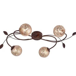 Paul Neuhaus Greta plafondlamp, 72 cm, 4-lamps, metaal, G9