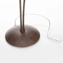 Paul Neuhaus Greta tafellamp, roest/goud, metaal, 2-lamps, G9