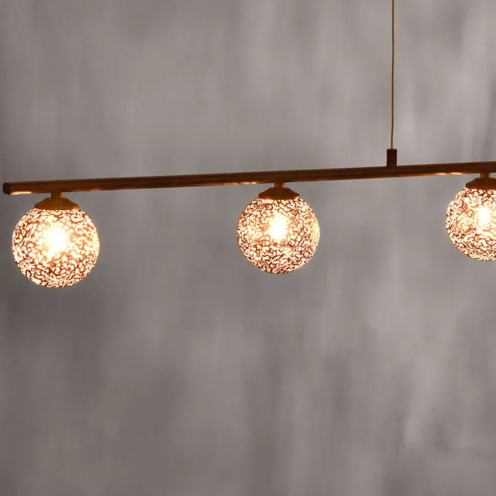 Paul Neuhaus hanglamp Greta, 132 cm, 5-lamps, metaal, G9