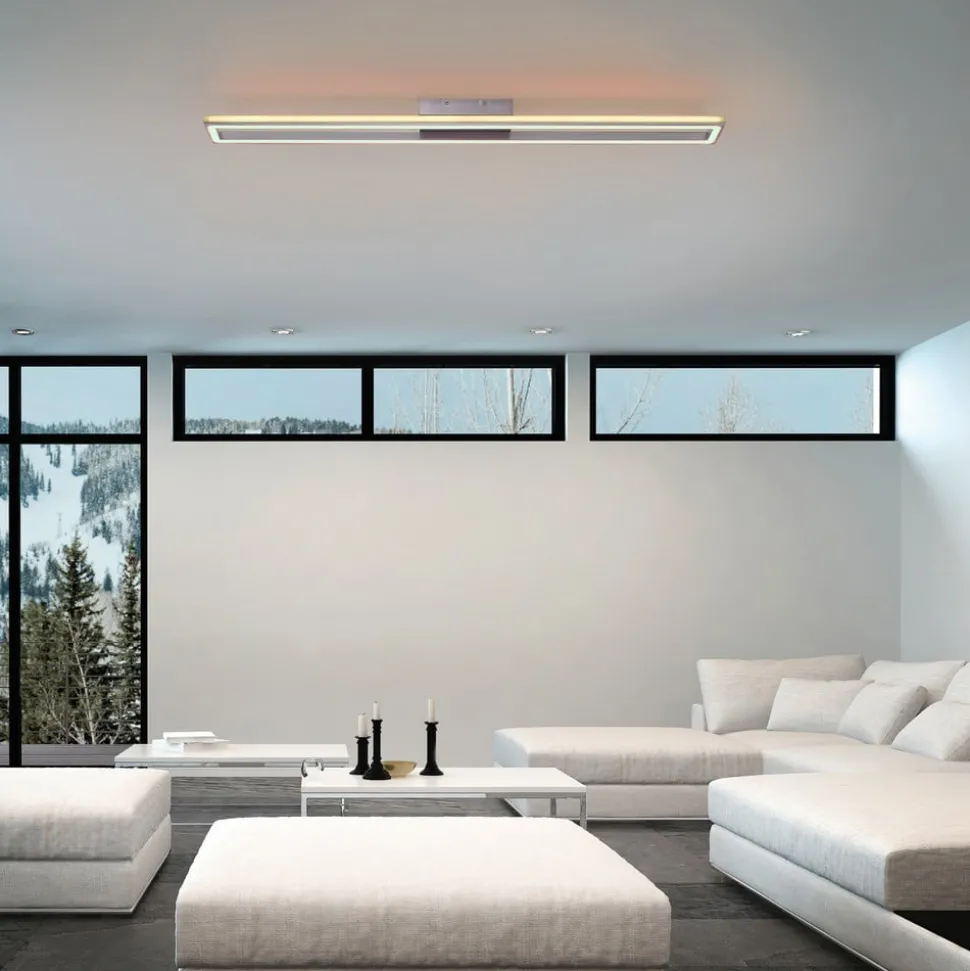 Paul Neuhaus Helix LED plafondlamp, rechthoekig