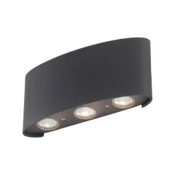 Paul Neuhaus LED buiten wandlamp Carlo, 17 cm, 6-lamps, IP54
