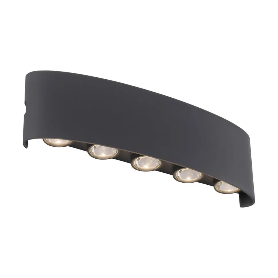 Paul Neuhaus LED buiten wandlamp Carlo, 27cm, 10-lamps, IP54