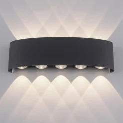 Paul Neuhaus LED buiten wandlamp Carlo, 27cm, 10-lamps, IP54