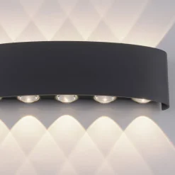 Paul Neuhaus LED buiten wandlamp Carlo, 27cm, 10-lamps, IP54