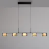 Paul Neuhaus LED hanglamp Rika, 119 cm, glas, dimbaar