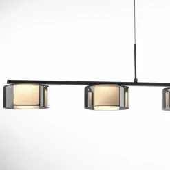Paul Neuhaus LED hanglamp Rika, 119 cm, glas, dimbaar