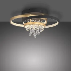 Paul Neuhaus LED plafondlamp Rotazo, glas, CCT, dimbaar