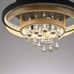 Paul Neuhaus LED plafondlamp Rotazo, glas, CCT, dimbaar