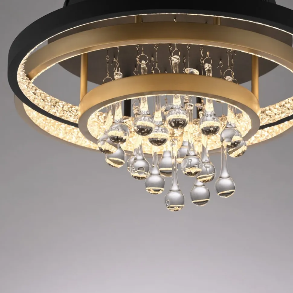 Paul Neuhaus LED plafondlamp Rotazo, glas, CCT, dimbaar