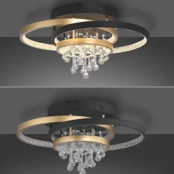 Paul Neuhaus LED plafondlamp Rotazo, glas, CCT, dimbaar