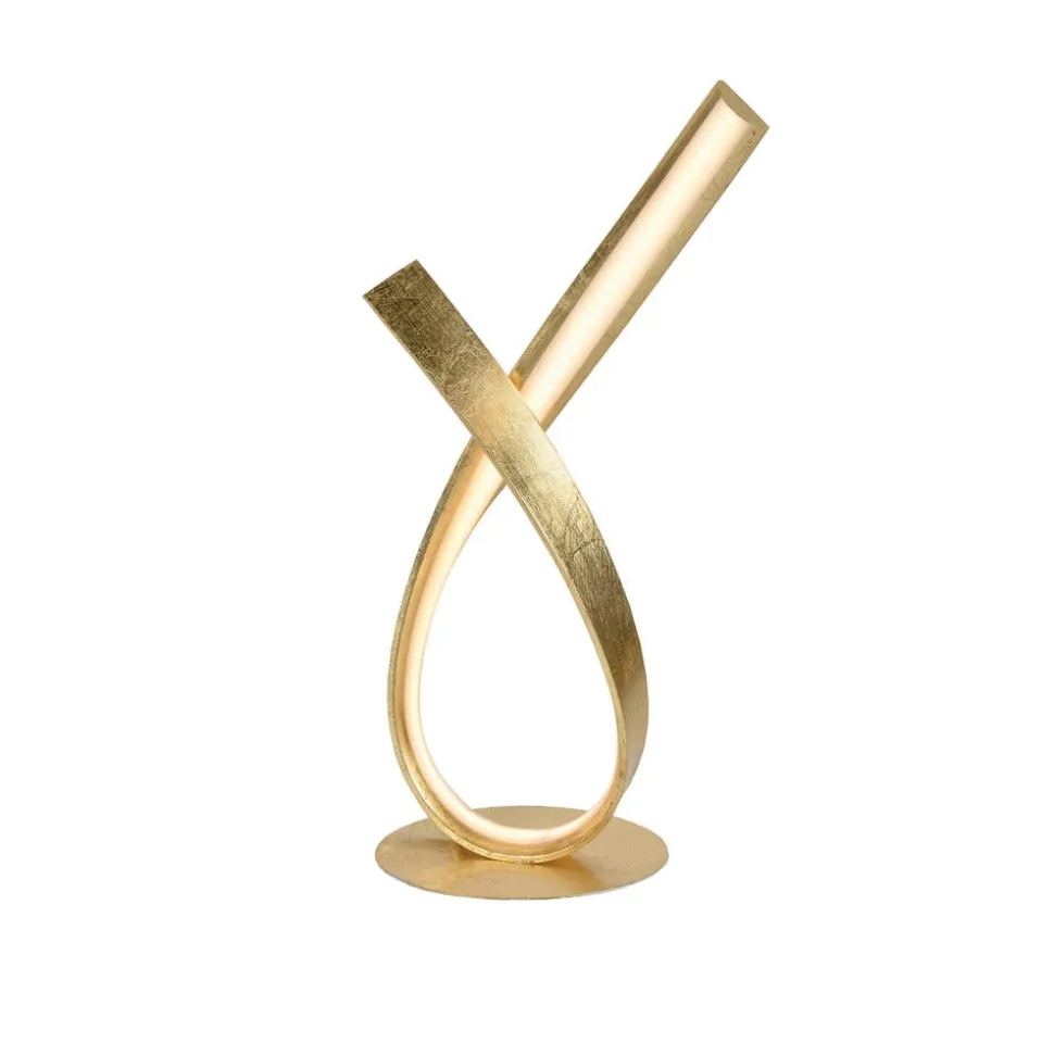 Paul Neuhaus LED tafellamp Linda, goud, metaal, dimbaar