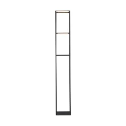 Paul Neuhaus LED vloerlamp Contura, zwart, metaal, 140cm