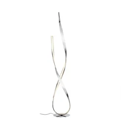 Paul Neuhaus LED vloerlamp Linda, chroom, metaal, dimbaar