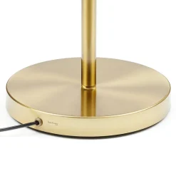 Paul Neuhaus LED vloerlamp Alfred, messingkleurig, dimbaar