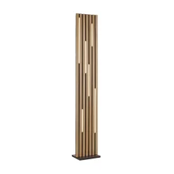 Paul Neuhaus LED vloerlamp Q-Acoustic hout hoogte 162 cm