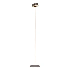 Paul Neuhaus LED vloerlamp Q-Rotate donkerbruin 140 cm