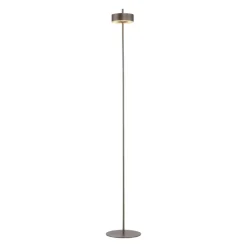 Paul Neuhaus LED vloerlamp Q-Rotate donkerbruin 140 cm