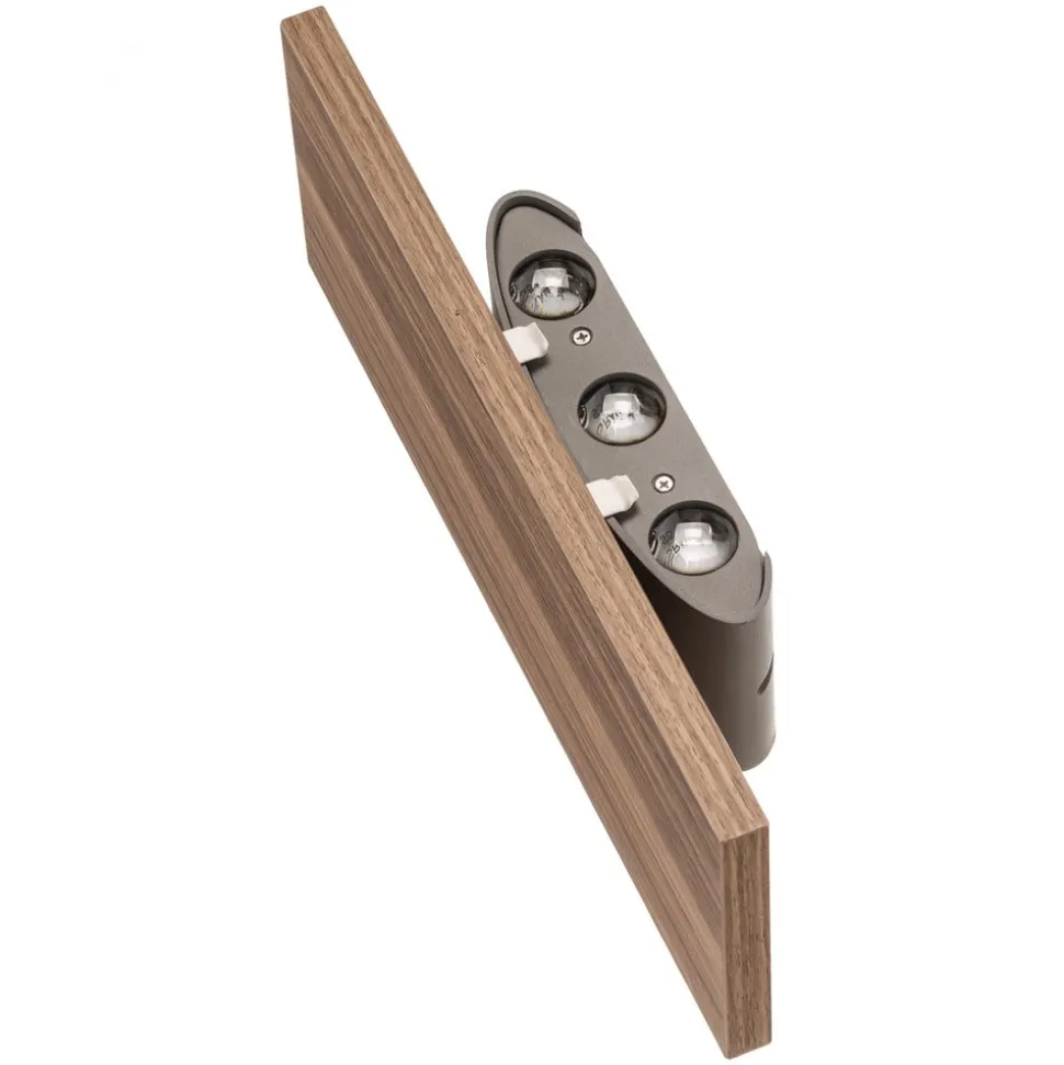 Paul Neuhaus Palma LED wandlamp hout 32 cm