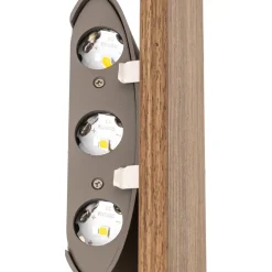 Paul Neuhaus Palma LED wandlamp hout 32 cm