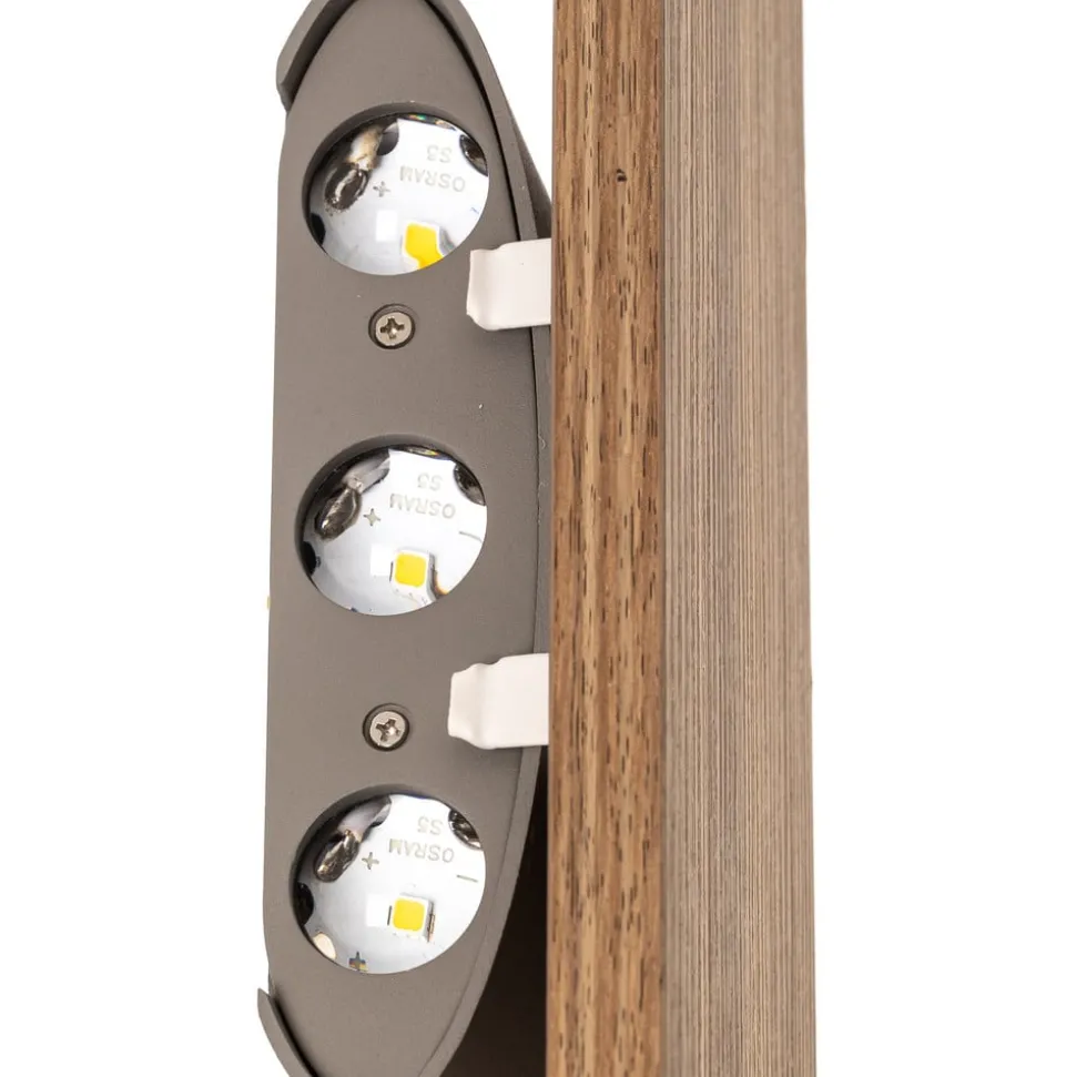 Paul Neuhaus Palma LED wandlamp hout 32 cm