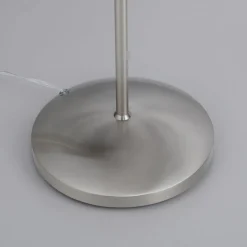 Paul Neuhaus Pino vloerlamp, zilver, 163 cm, dimbaar, G9