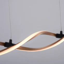 Paul Neuhaus Polina LED hanglamp, goud, metaal, dimbaar