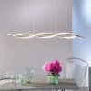 Paul Neuhaus Polina LED hanglamp, zilver, metaal, dimbaar
