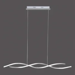 Paul Neuhaus Polina LED hanglamp, zilver, metaal, dimbaar