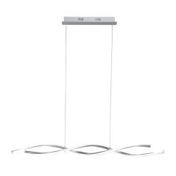 Paul Neuhaus Polina LED hanglamp, zilver, metaal, dimbaar