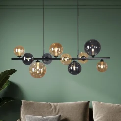 Paul Neuhaus Popsicle hanglamp, glas, 85 cm lang, G9