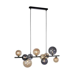 Paul Neuhaus Popsicle hanglamp, glas, 85 cm lang, G9