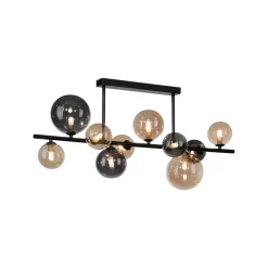 Paul Neuhaus Popsicle plafondlamp, glas, 85 cm lang, G9