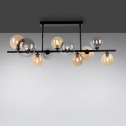 Paul Neuhaus Popsicle plafondlamp, glas, 85 cm lang, G9