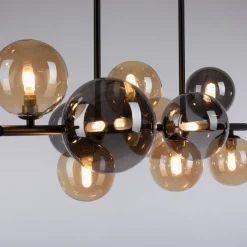 Paul Neuhaus Popsicle plafondlamp, glas, 85 cm lang, G9