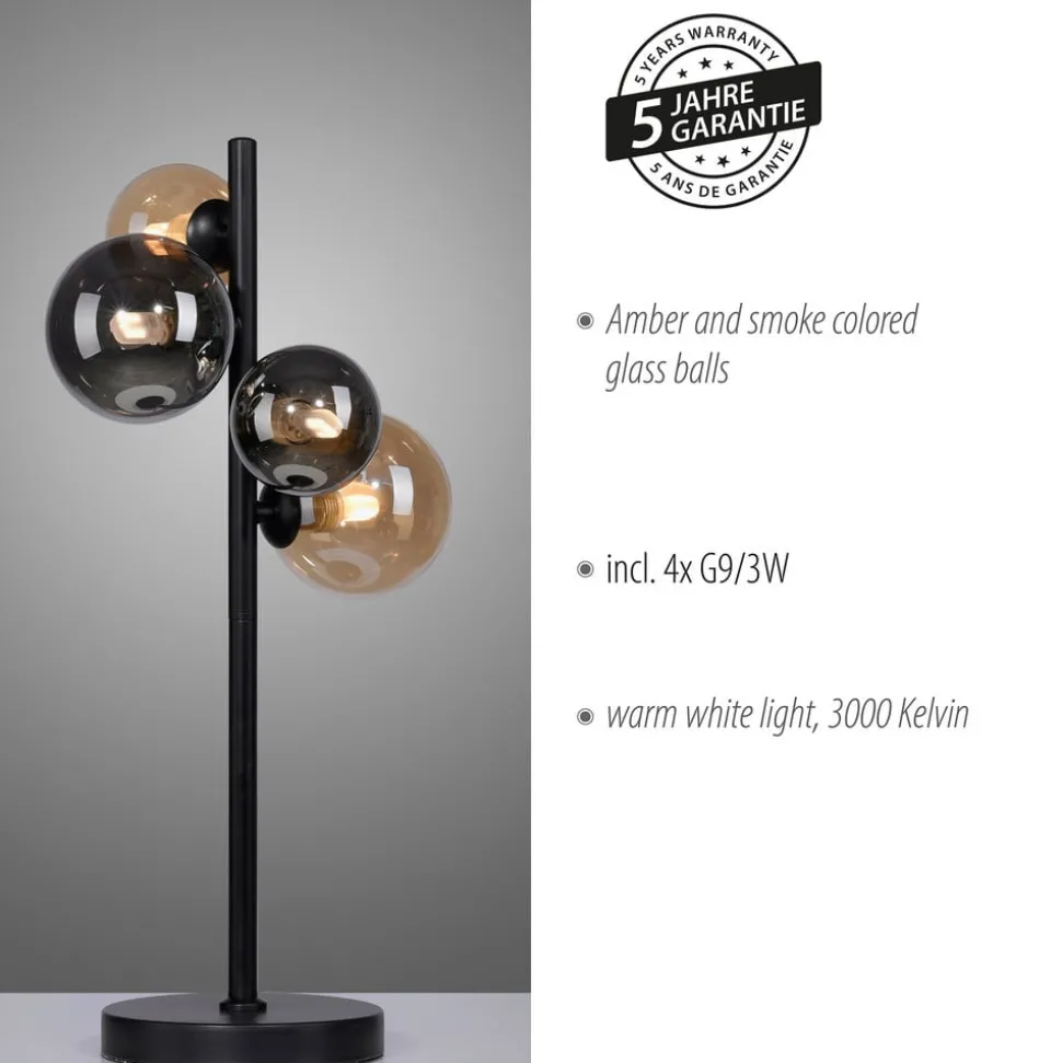 Paul Neuhaus Popsicle tafellamp, glas, 48 cm hoog, G9