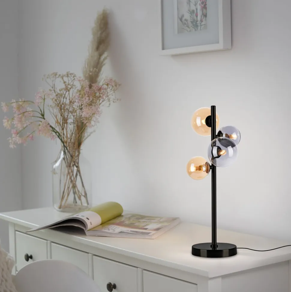 Paul Neuhaus Popsicle tafellamp, glas, 48 cm hoog, G9