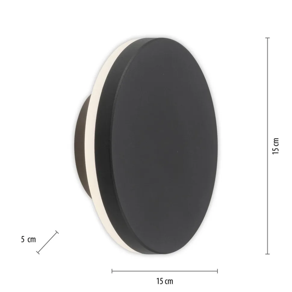 Paul Neuhaus Puntua LED buitenwandlamp, IP65