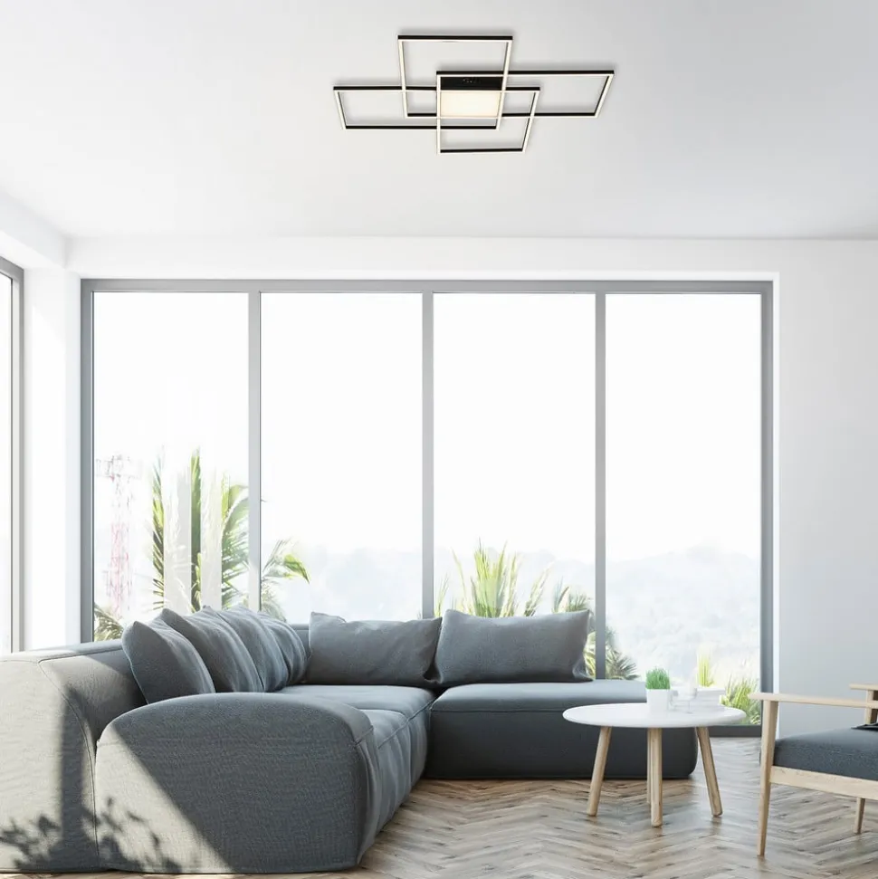 Paul Neuhaus Q-ASMIN LED plafondlamp, 80 x 80 cm