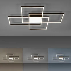 Paul Neuhaus Q-ASMIN LED plafondlamp, 80 x 80 cm